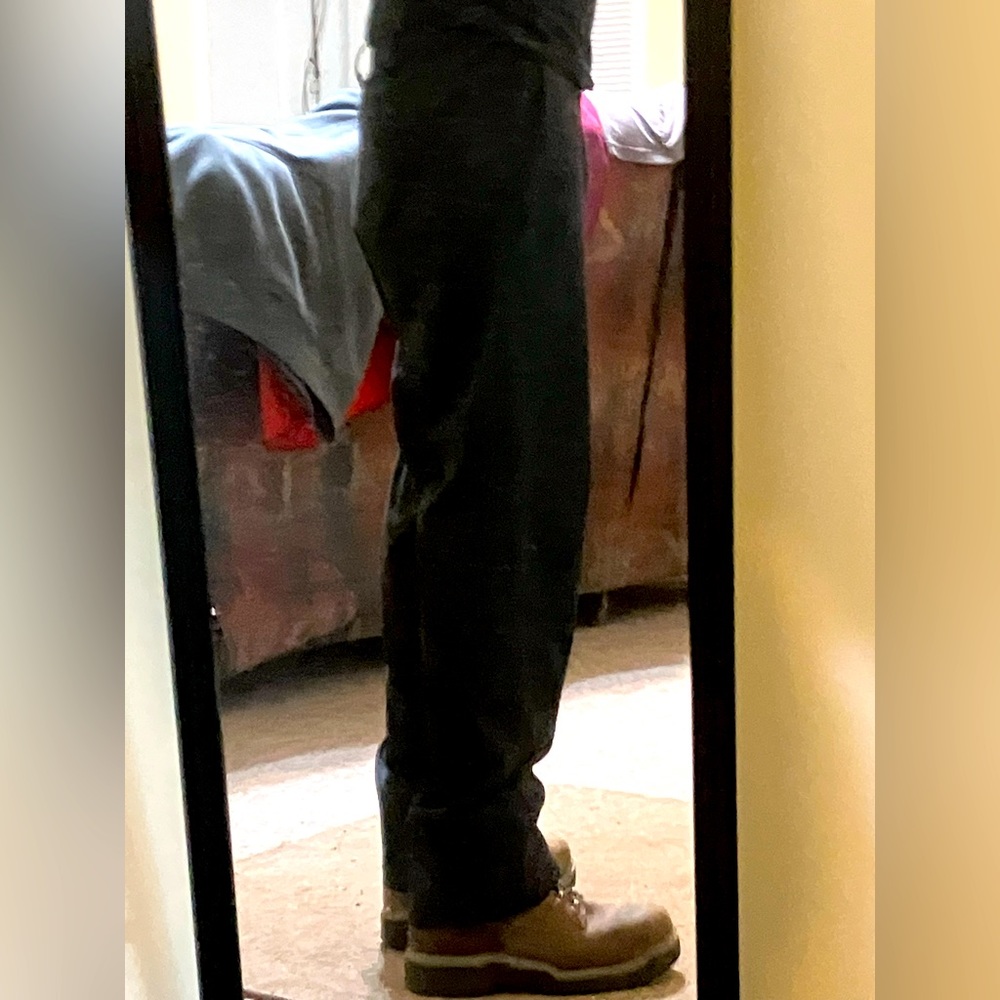 Red Kap elastic insert men’s black work pants 34-29
